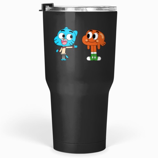 Discover Gumball and Darwin The Amazing World of Gumball Sticker1 Tumblers 30 oz