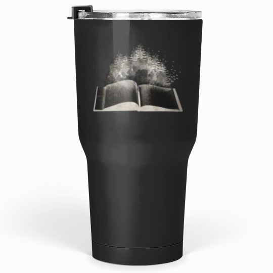 Discover book black and white Tumblers 30 oz