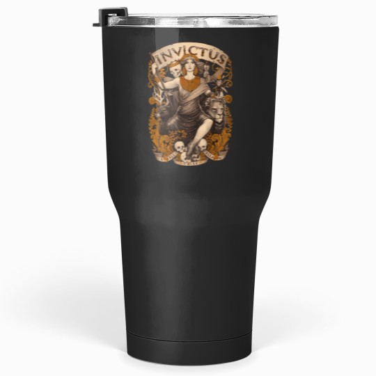 Discover Invictus Funny Tumblers 30 oz