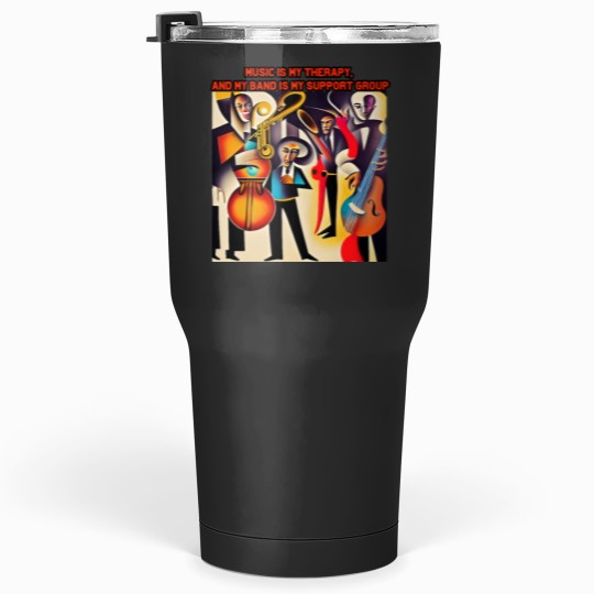 Discover Music Therapy Band Support Group 30 oz Tumbler