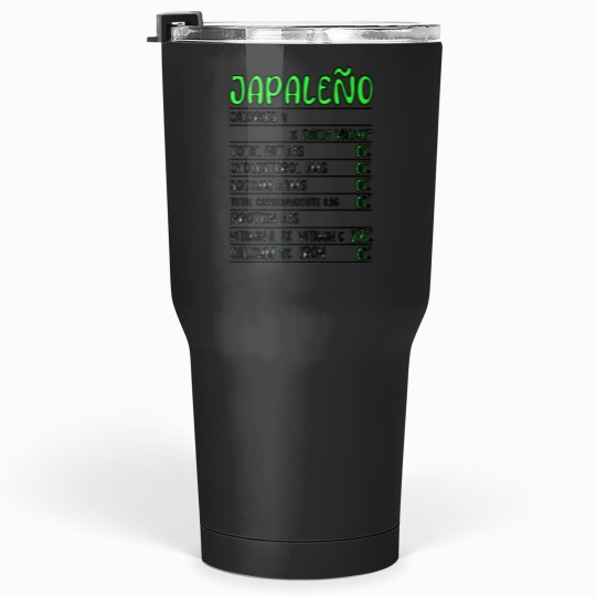 Discover Jalapeño Calories 4 Shirt - Vintage Tshirt Tumblers 30 oz