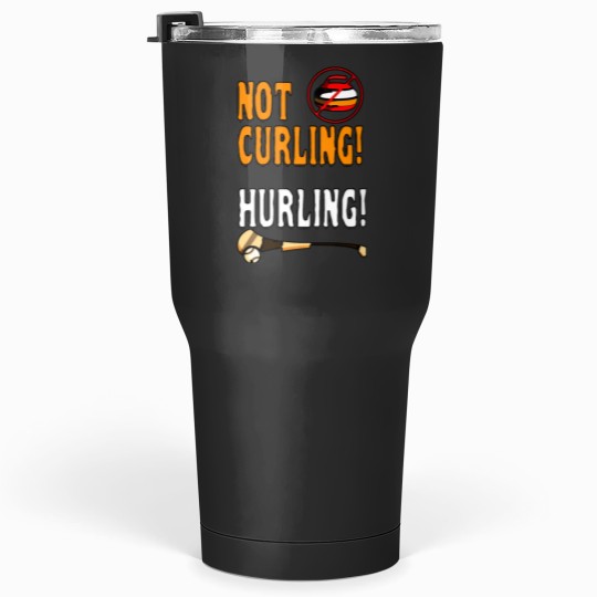 Discover Not Curling Hurling Shirt - Vintage Tshirt Tumblers 30 oz