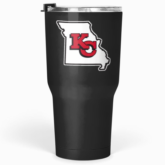 Discover Kansass City Map Tumblers 30 oz