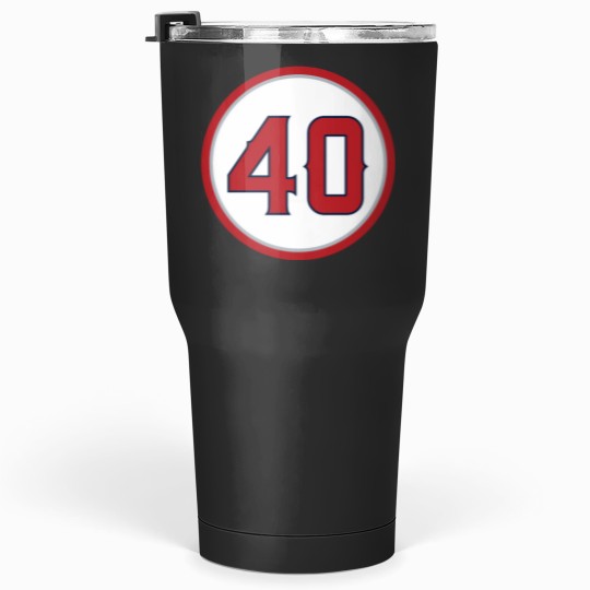 Discover Troy Percival 40 Jersey Number Tumblers 30 oz