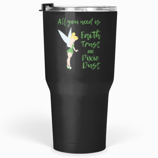 Discover Faith Trust and Pixie Dust Greeting Card Tumblers 30 oz