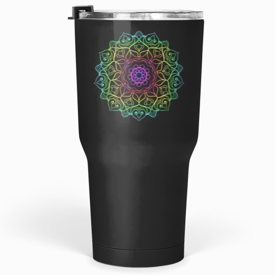 Discover Multicolor Intricate Mandala Design Tumblers 30 oz