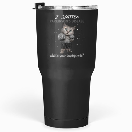 Discover Parkinsons Disease rior I Battle Parkinsons Disease What Is Your Superpower Tumblers 30 oz