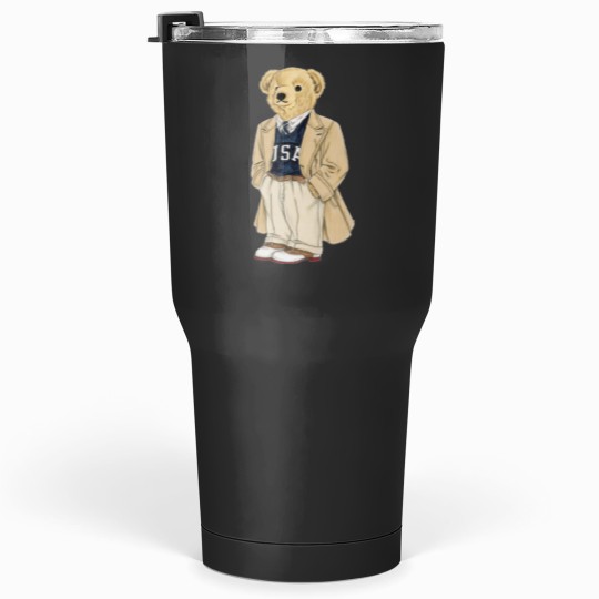 Discover Polo Fashion Bear Tumblers 30 oz