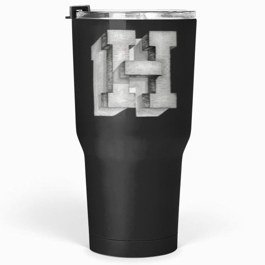 Discover Letter H Tumblers 30 oz