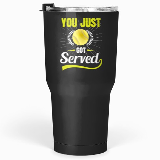 Discover Just Got Served 30 oz Tennis Tumbler
