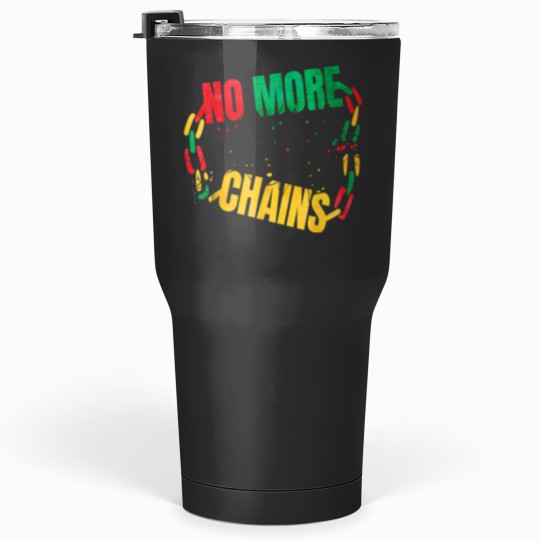 Discover African Heritage No More Chains Freedom Day Logo Tumblers 30 oz