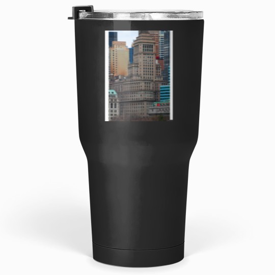 Discover Downtown Manhattan New York City Baseball ¾ Sleeve Tumblers 30 oz