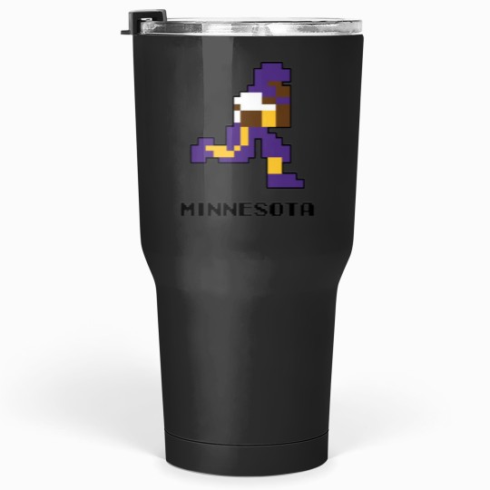 Discover 8 bit Minnesota Football Tumblers 30 oz