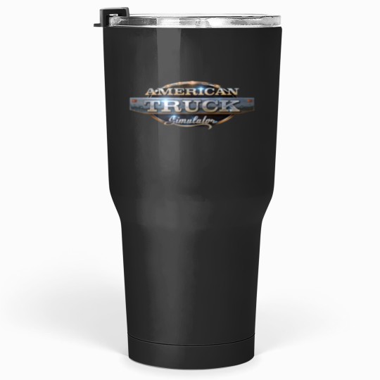 Discover American Truck Simulator Logo Tumblers 30 oz