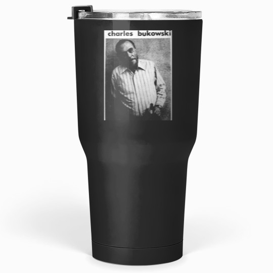 Discover Charles Bukowski Library Photo Study Tri-blend Tumblers 30 oz