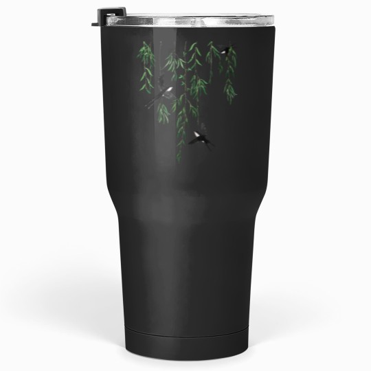 Discover 3 swallows and willow leaves Active Tumblers 30 oz