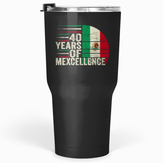 Discover 40 Year Old Birthday Mexican 40th Birthday Pun Vintage Tumblers 30 oz