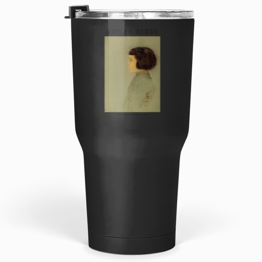 Discover Young Woman in Profile (1910) by Odilon Redon Tumblers 30 oz