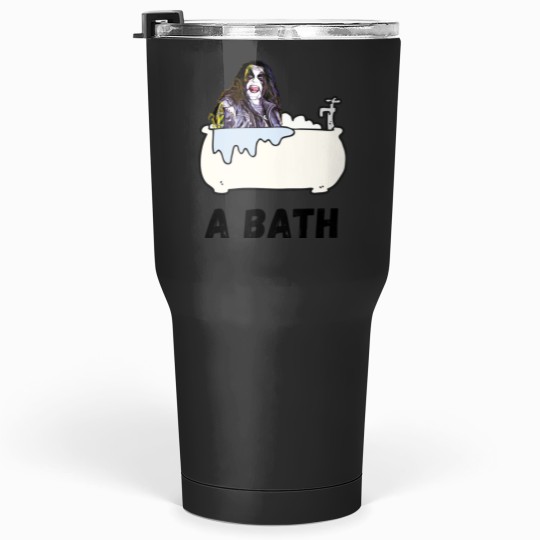 Discover A Bath - Abbath Black Metal meme Sticker Tumblers 30 oz
