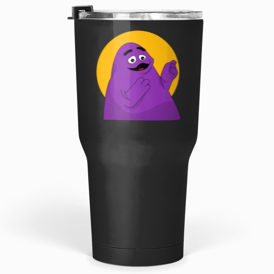 Discover Grimace's face art v1 Backpack Tumblers 30 oz