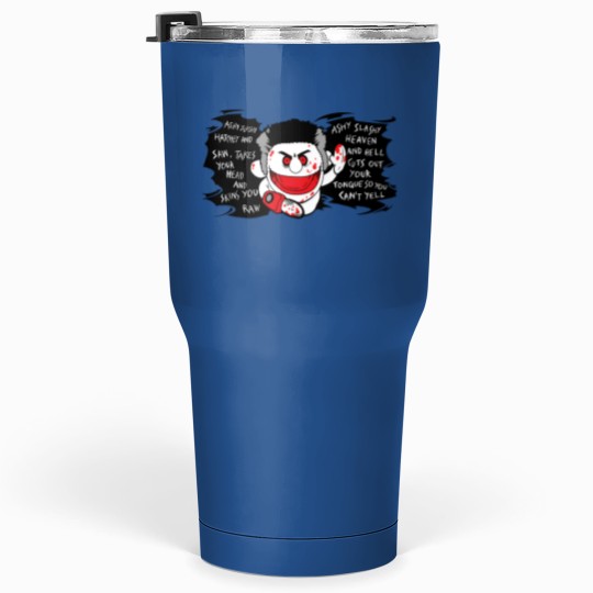 Discover Ashy Slashy Hatchet And Saw Ash Vs EvilDead Tumblers 30 oz