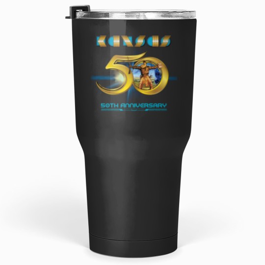 Discover Kansas Band 50th Anniversary Tumblers 30 Oz