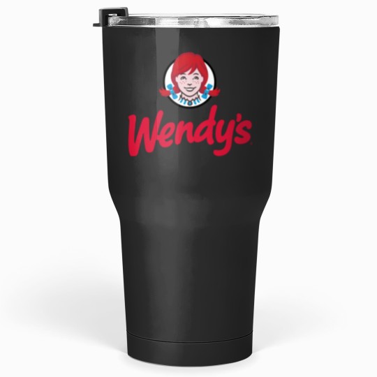Discover Wendys Fast Food restaurant Logo Tumblers 30 Oz