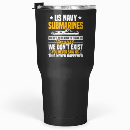 Discover Navy Submarine Gift Tumblers 30 Oz