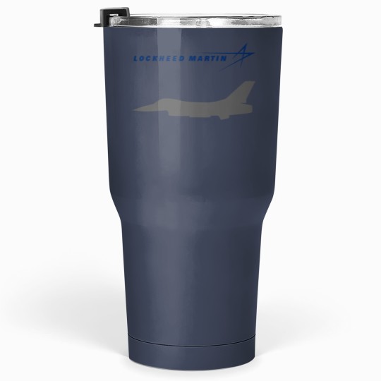 Discover Lockheed Martin F-16 Fighting Falcon Logo Unisex Tumblers 30 Oz