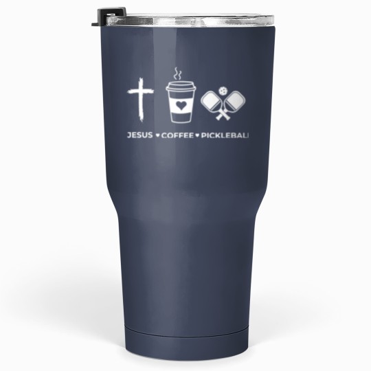 Discover Jesus Coffee Pickleball  Tumblers 30 Oz