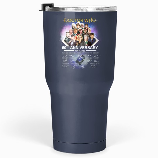 Discover Doctor Who 60th Anniversary 1963-2023 Thank You Tumblers 30 Oz