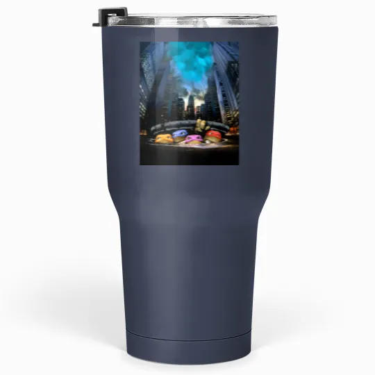 Discover Sewer Turtles 1990 Tumblers 30 Oz
