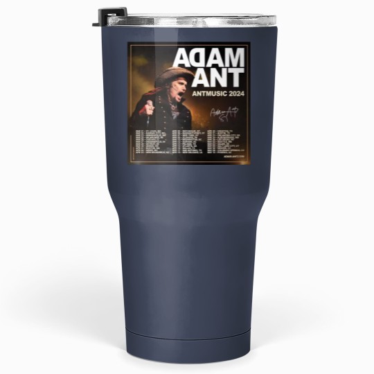 Discover Adam Ant Autumn 2024 UK ANTMUSIC Tour Unisex Tumblers 30 Oz