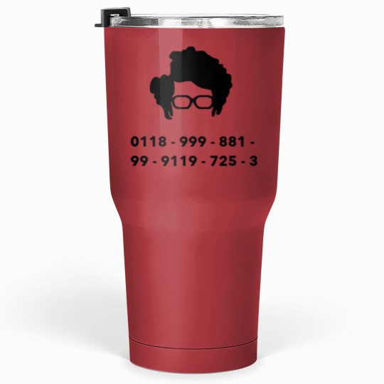 Discover Moss New Emergency Number - The IT Crowd Tumblers 30 Oz