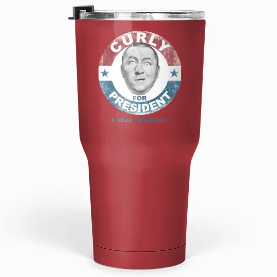 Discover Three Stooges Curly for President Tumblers 30 Oz