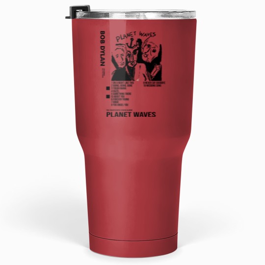 Discover Bob Dylan - Planet Waves Album Poster Tumblers 30 Oz