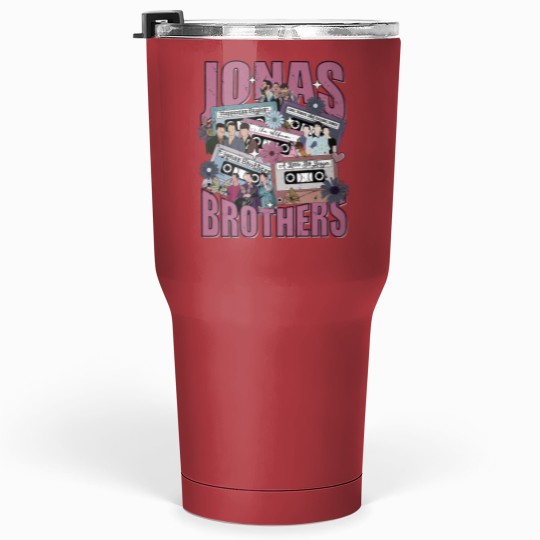 Discover Jonas Brothers Tour Tumblers 30 Oz 2023 - Cassette Sweats