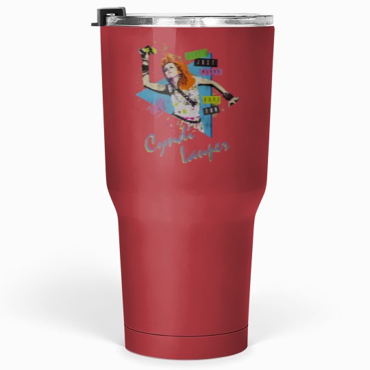 Discover Vintage Cyndi Lauper Girls Just Wanna Have Fun Tumblers 30 Oz 80S Music Tumblers 30 Oz