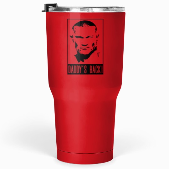 Discover Randy Orton Tumblers 30 Oz Wrestling Entertainment The Viper Randy Orton Daddy's Back Tumblers 30 Oz