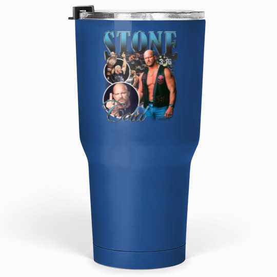 Discover Vintage Bootleg Style Stone Cold Tumblers 30 Oz, Steve Austin Wrestling Tumblers 30 Oz