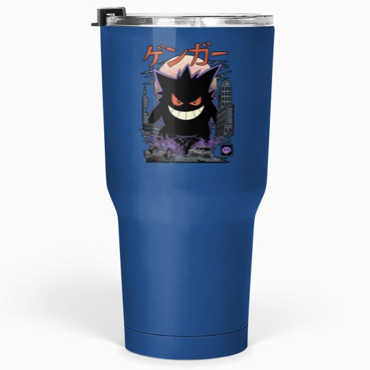 Discover Gengar Japanese Style Tumblers 30 Oz | Movie Film Nerd Gaming Anime Novelty Funny