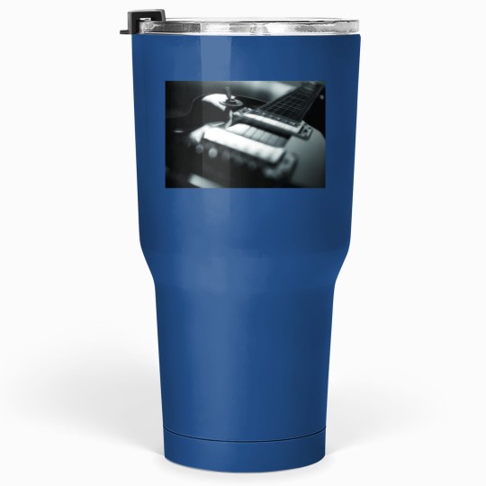 Discover Guitar - Black White Premium Matte Vertical Poster Tumblers 30 Oz