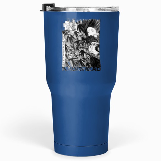 Discover Radiohead Scribble Grey Tumblers 30 Oz, A Rock Off  Tumblers 30 Oz