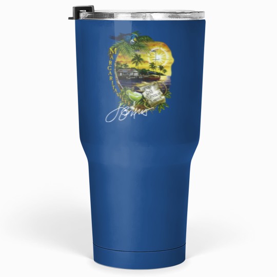 Discover Jimmy Buffett 1983 One Particular Harbor Signature Tumblers 30 Oz