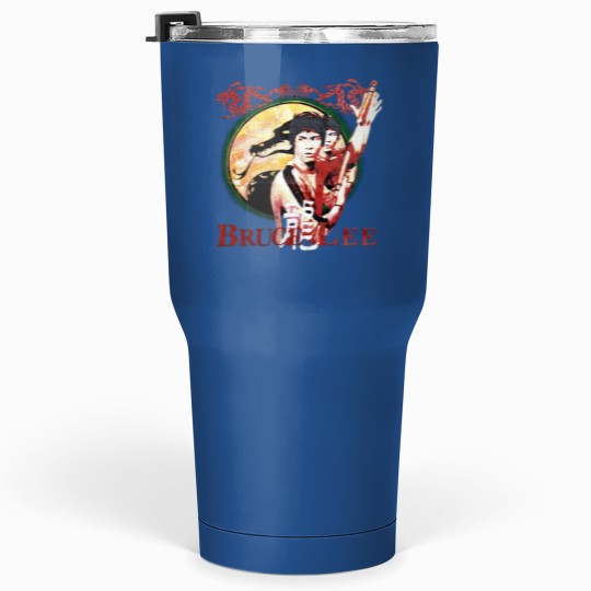 Discover Vintage 90s Bruce Lee Legendary Martial Art Actor "Enter The Dragon" The Movie Tumblers 30 Oz / Movie Tumblers 30 Oz