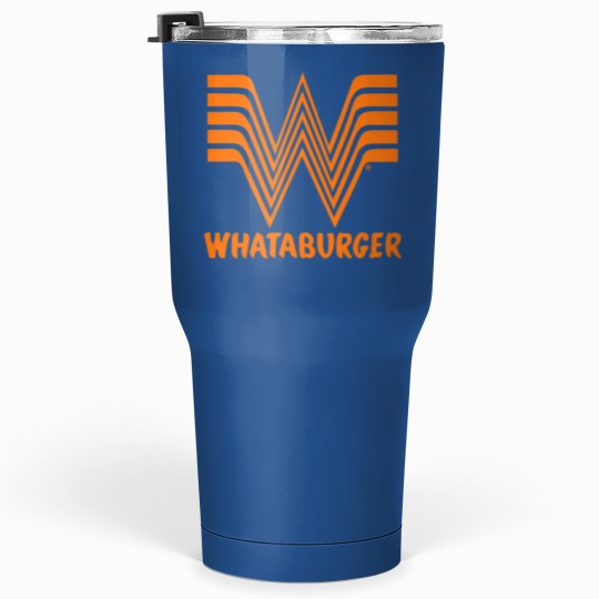 Discover Whataburger Fast Food Restaurant logo Tumblers 30 Oz