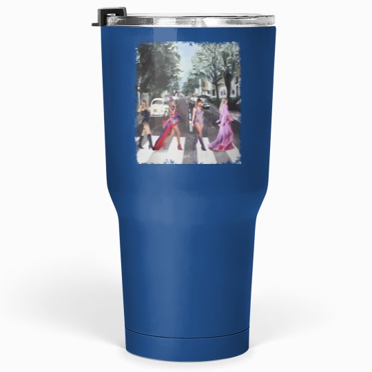 Discover The Girl Abbey Road Walk Tumblers 30 Oz, Graphic Western Country Music Tumblers 30 Oz