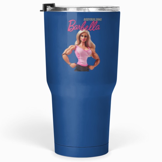 Discover Bodybuilding Barbie Inspo Workout Tumblers 30 Oz | Barbella Bodybuilding Tumblers 30 Oz