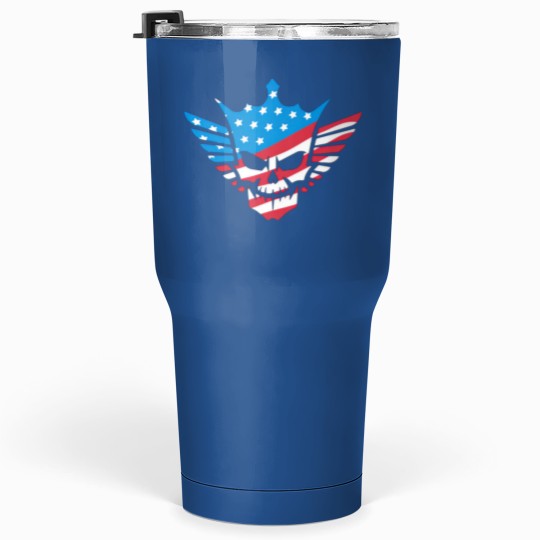 Discover Cody Rhodes American Nightmare Skull Wrestling Fan Tumblers 30 Oz