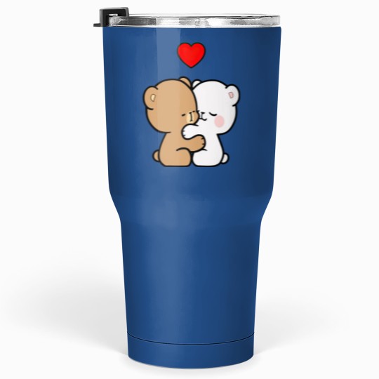 Discover Milk Mocha Bear Two Hearts Beat As One Tumblers 30 Oz